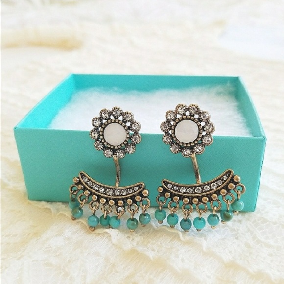 LAST 1!⭐️4pair-in-1 Multifunction Crystal Earrings - Picture 7 of 8